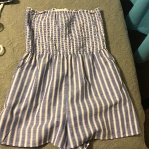 Adorable strapless romper